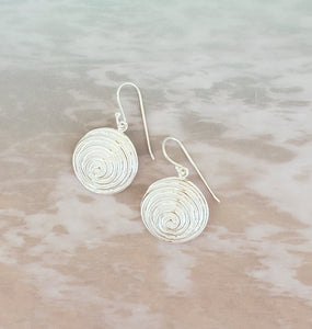 Sterling Silver Shell Earrings from Thailand