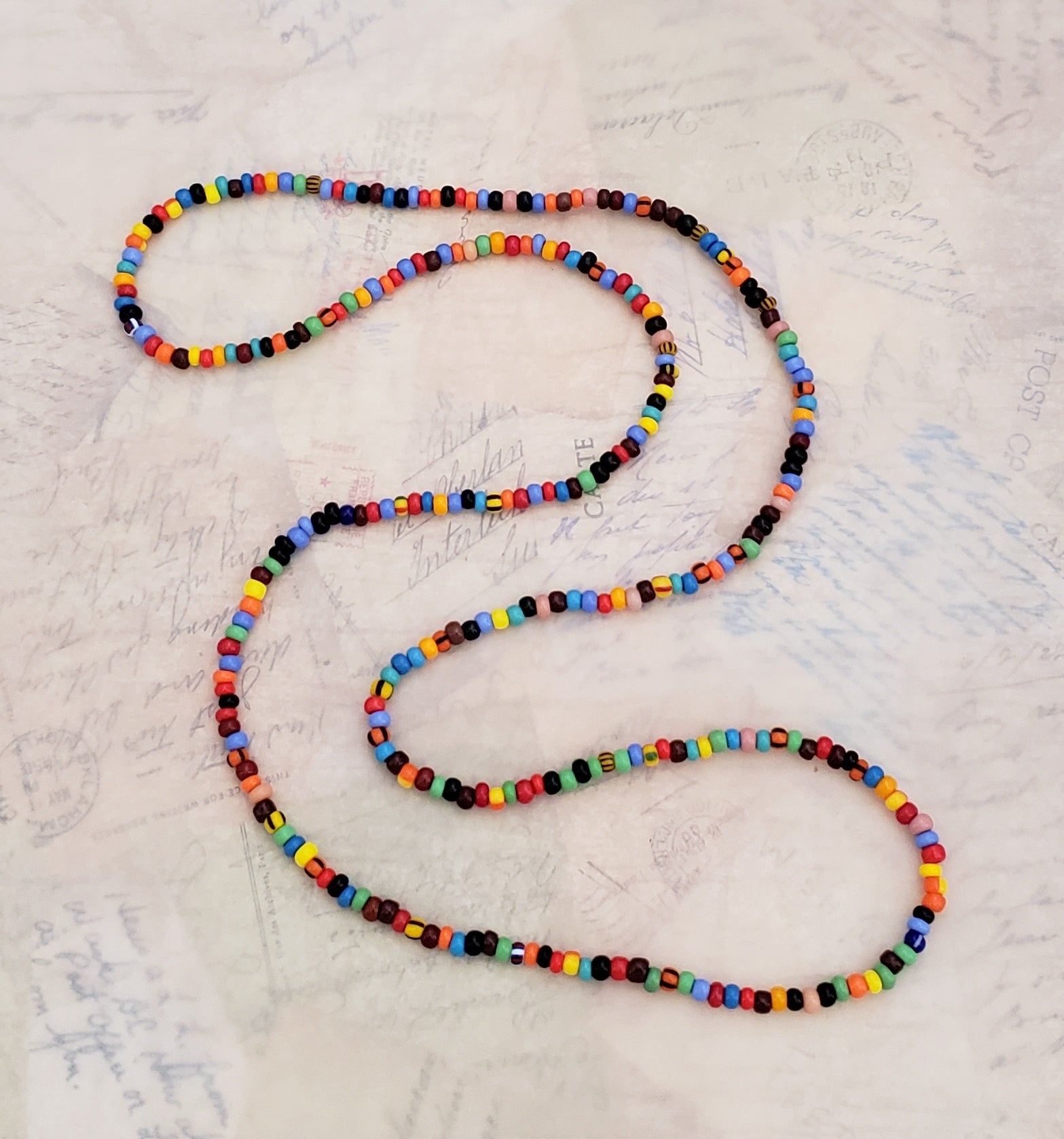 Czech Seed Bead Necklace by J Leslie Designs – Our Journey Market